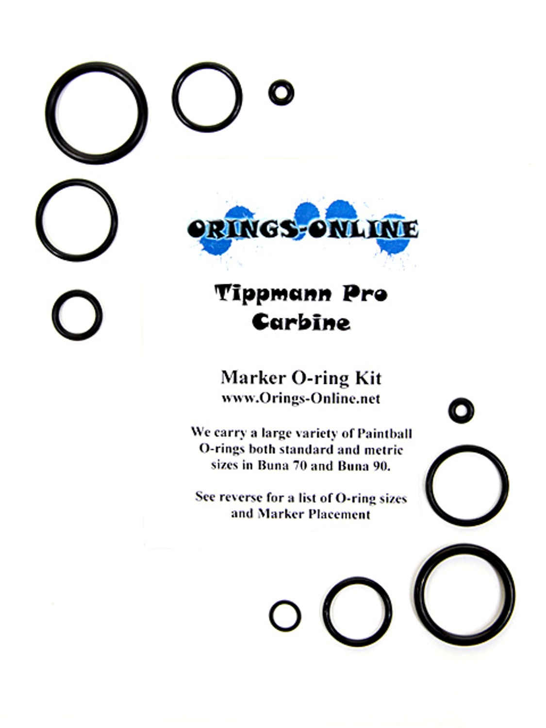 Tippmann Pro-Carbine Marker O-ring Kit